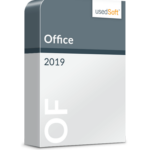 Foto der Verpackung von Microsoft Office 2019 aus dem usedsoft Online shop