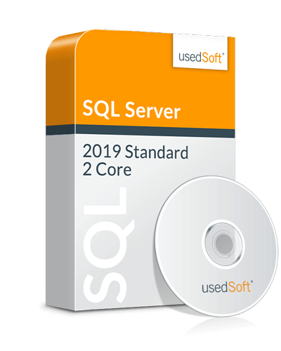 Microsoft Licence en volume SQL Server 2 Core 2019 Standard incl. DVD 