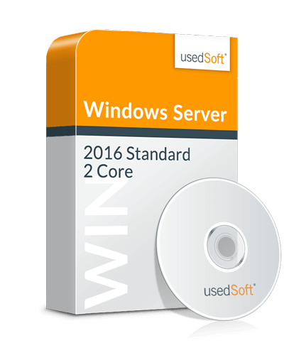 Licença de Volume Microsoft Windows Server 2 Core 2016 Standard incl. DVD 